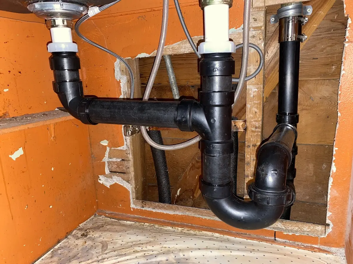 Professional Repiping Services equipment and tools on the job in Clinton